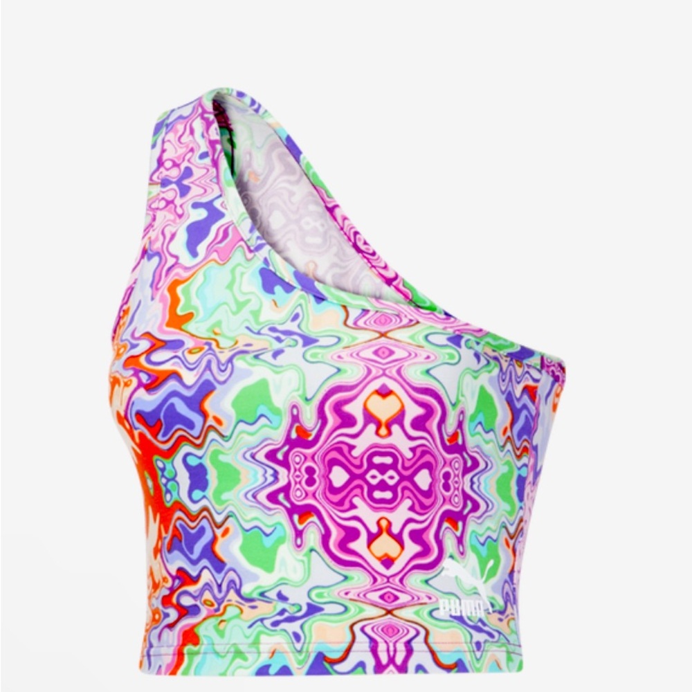 Puma hypnotize asymmetrical bandeau